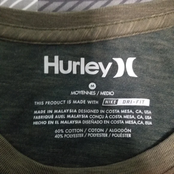 Men's Medium Hurley T-Shirt - Picture 4 of 6